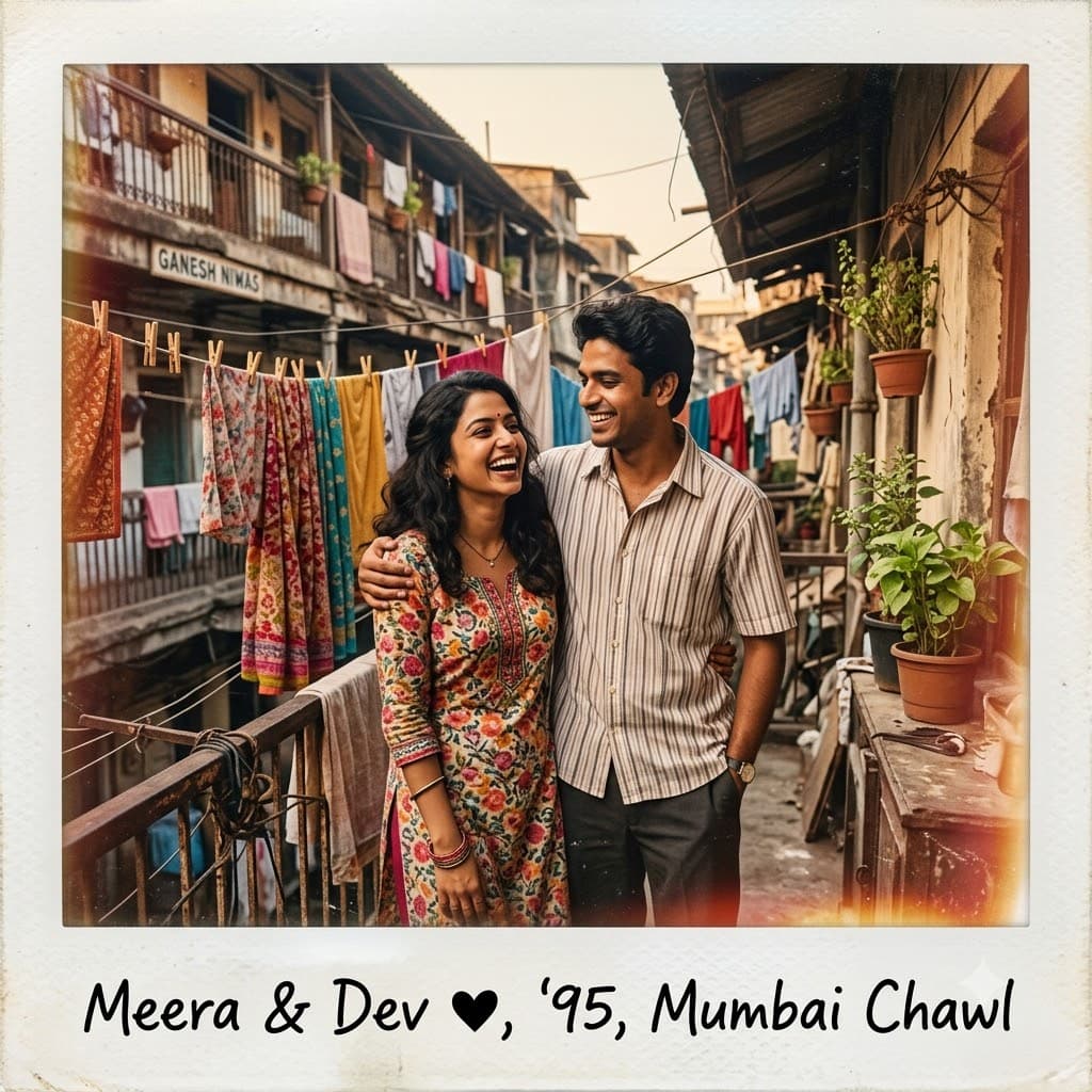 90s Bollywood Retro Polaroid — sample result 2