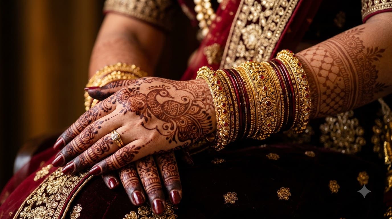 Bridal Mehendi Close-Up