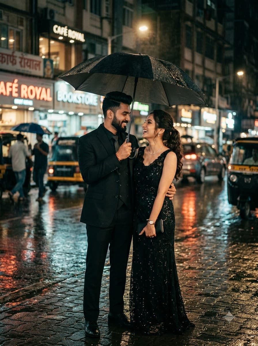 Cinematic Couple Frame Edit (Upload Two Photos)