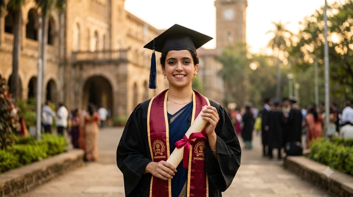 Convocation Gown & Cap Portrait — sample result 2