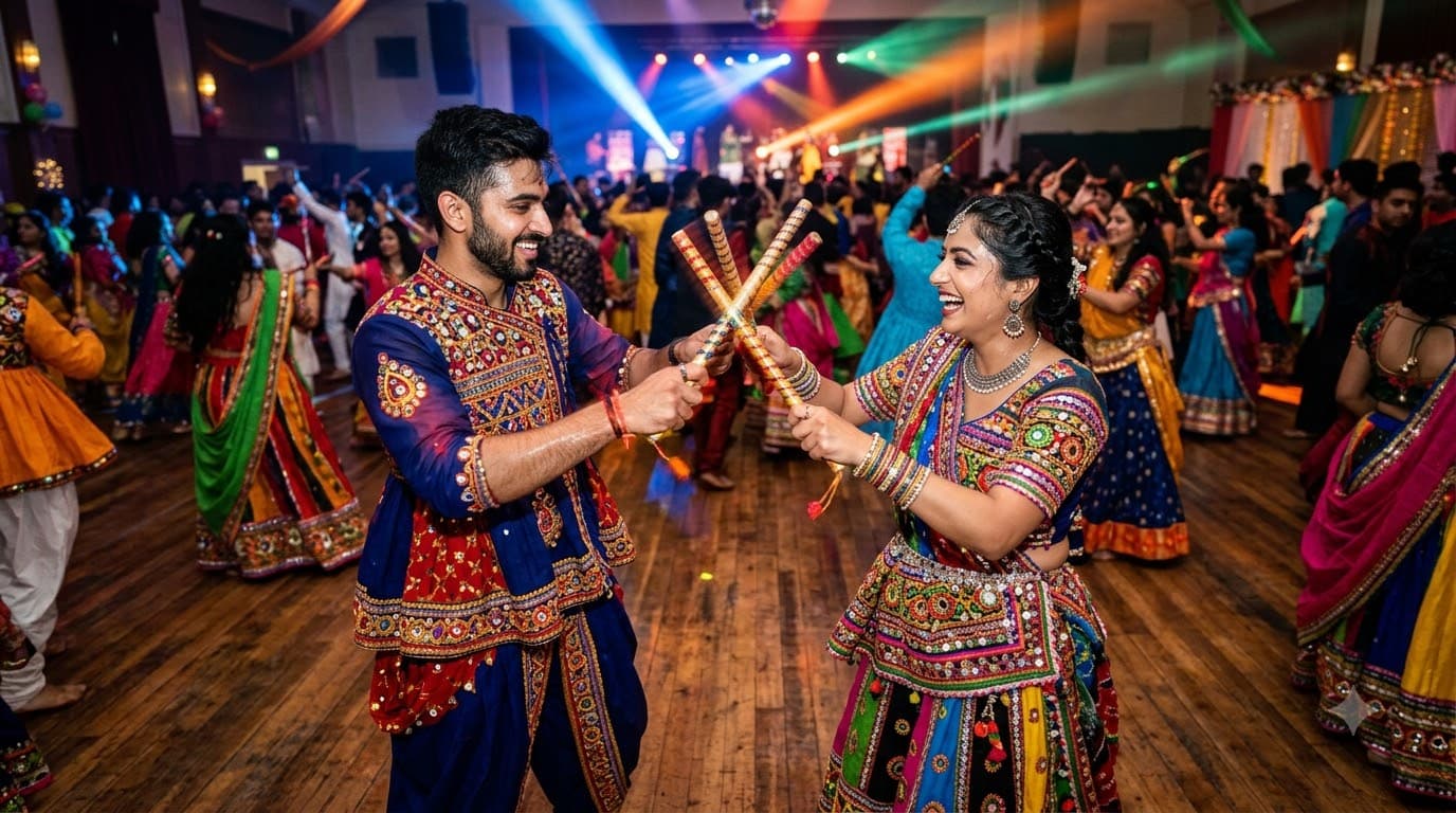 डांडिया कपल नाइट शॉट