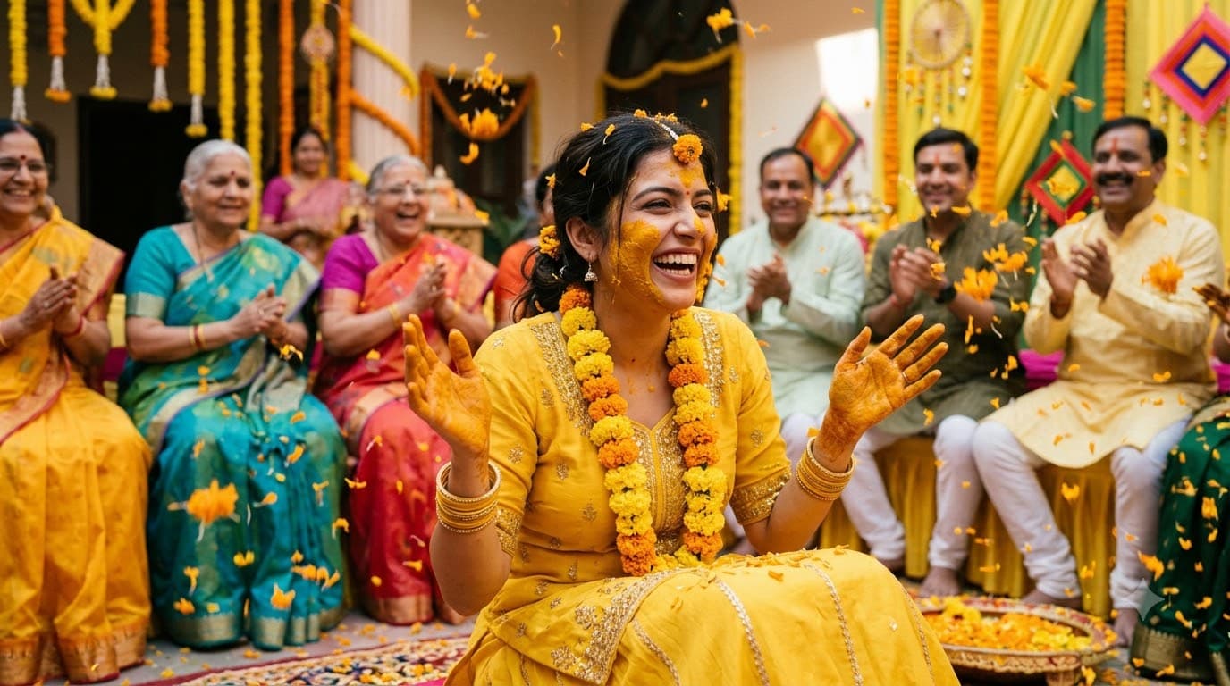 Haldi Ceremony Portrait — sample result 2
