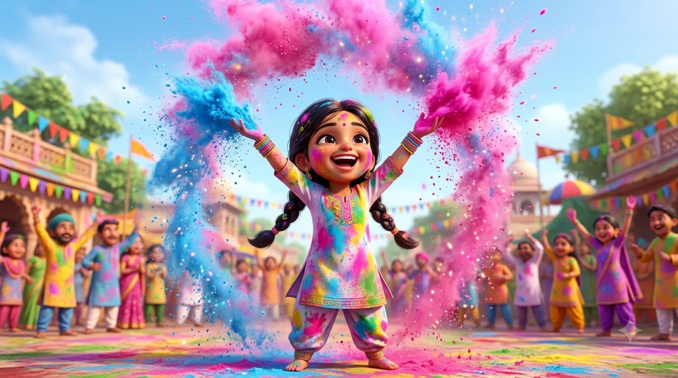 Holi 3D Cartoon Avatar — sample result 2