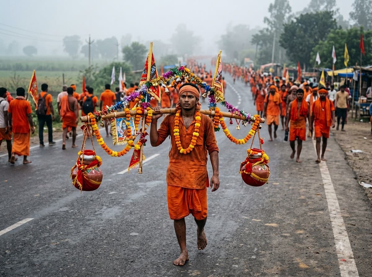 Kanwar Yatra Journey Photo