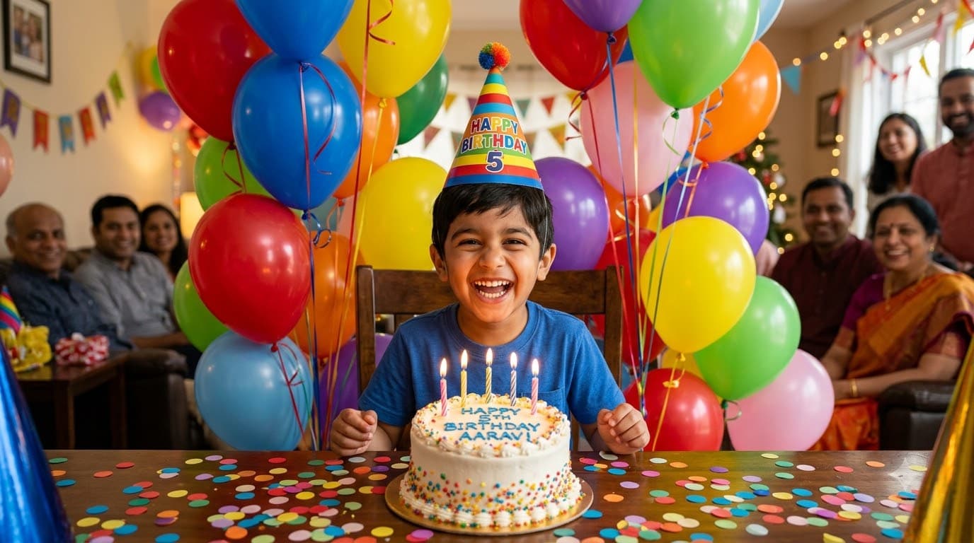 Kids Birthday Balloon Party