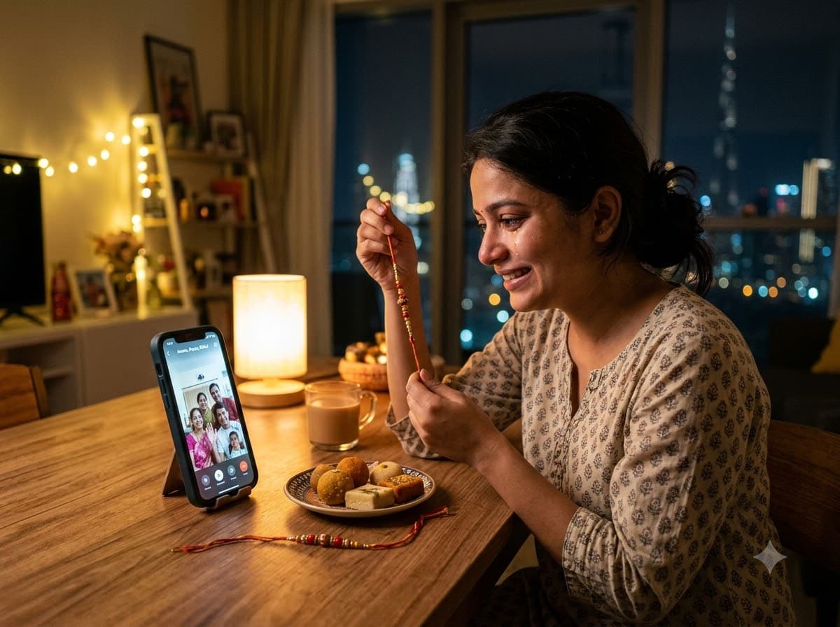 Long Distance Rakhi Video Call