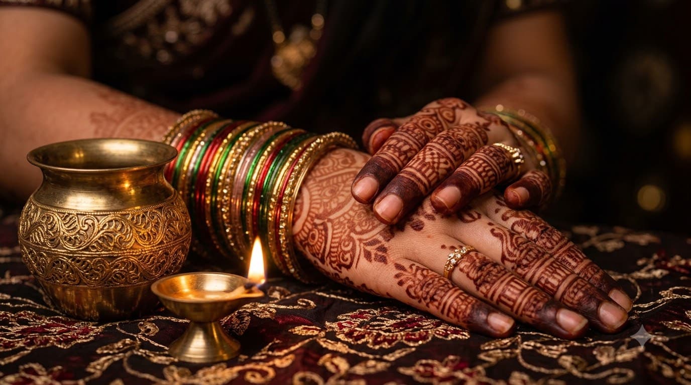 Mehendi Hands Karwa Chauth — sample result 2