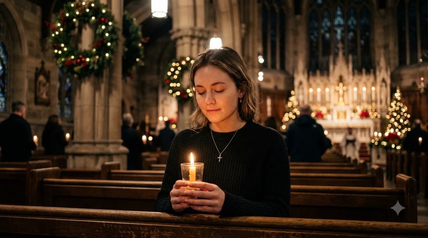 Midnight Mass Candlelight Scene