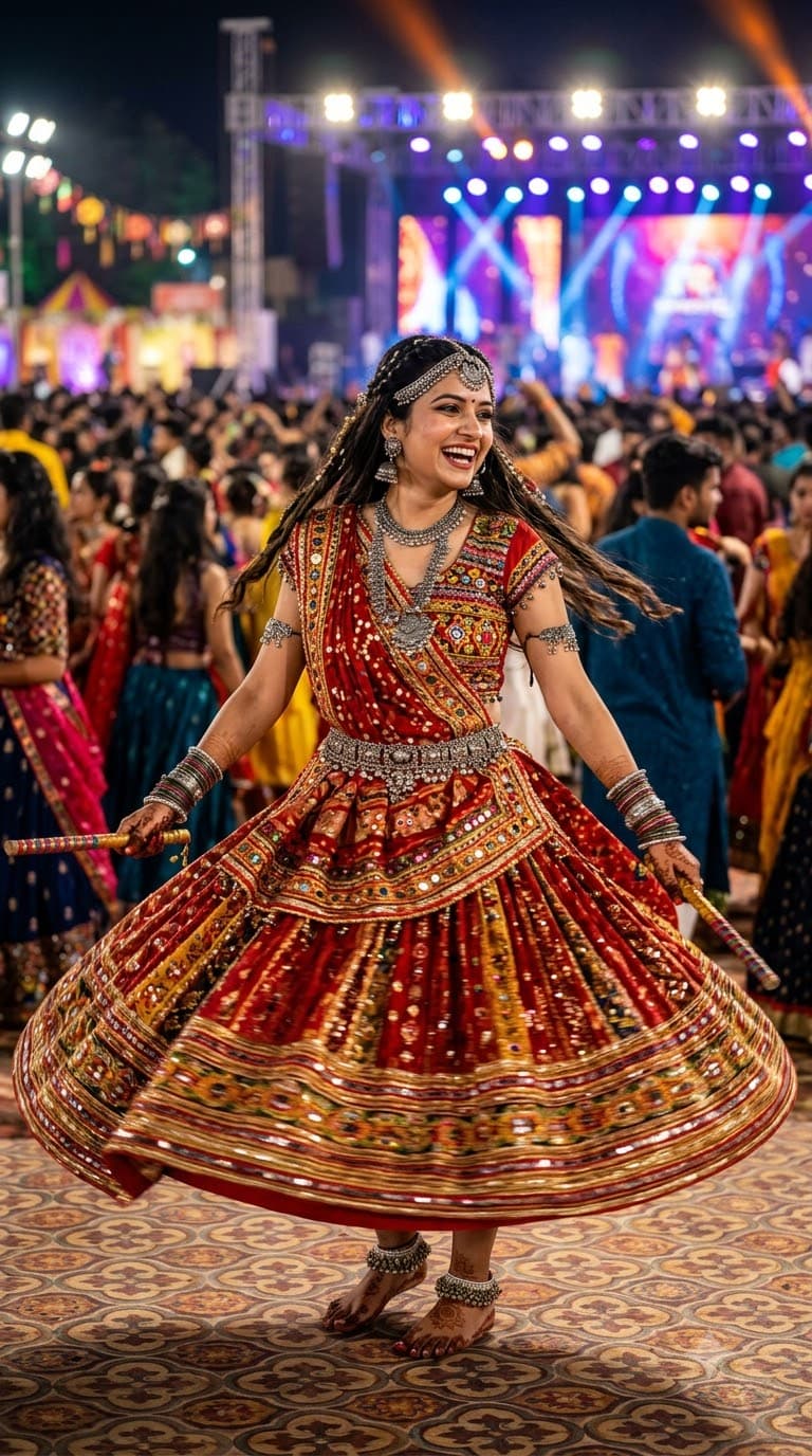 Navratri Garba Look