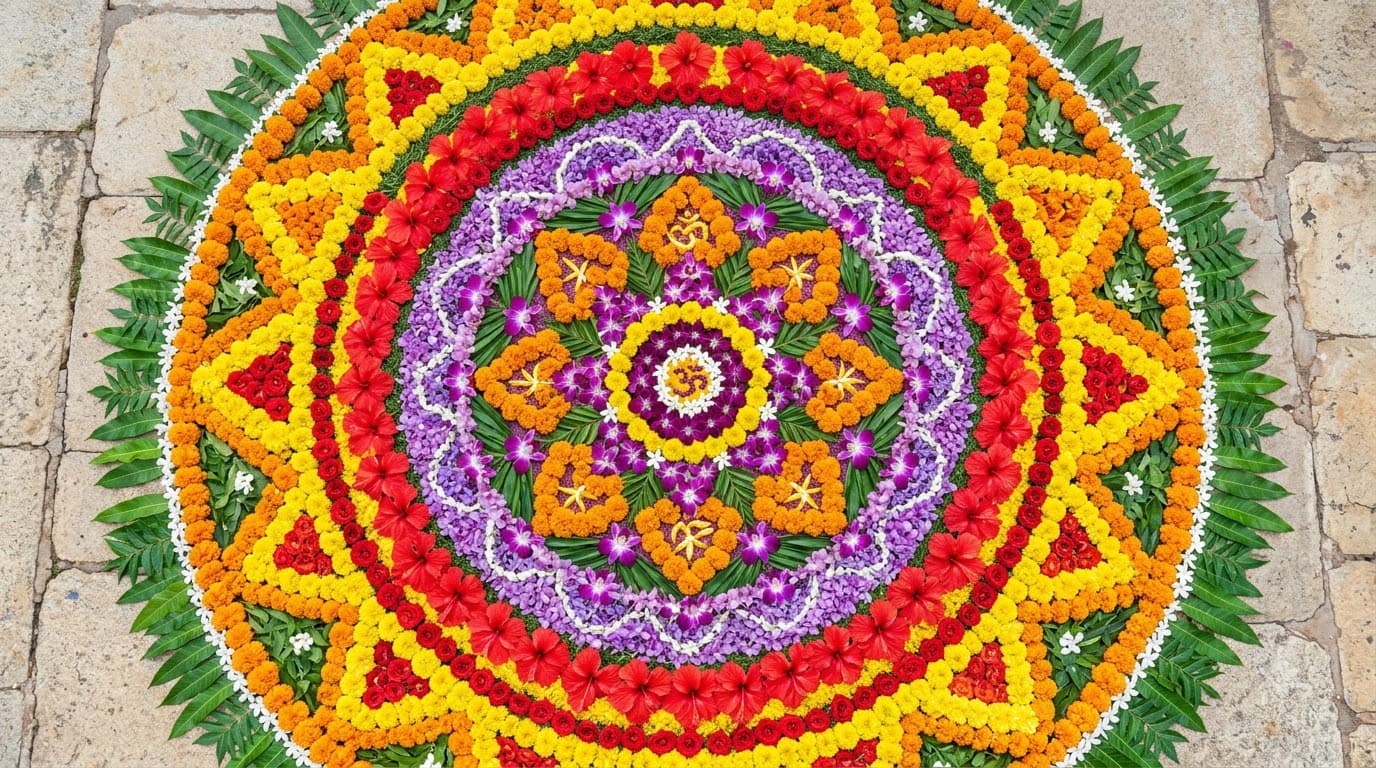 Pookalam Flower Carpet