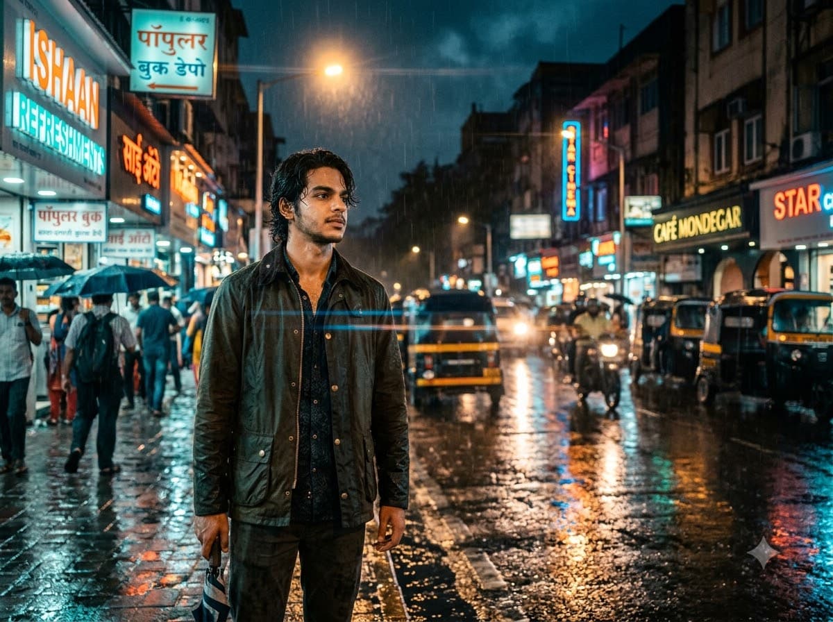 Rainy Night Street Portrait