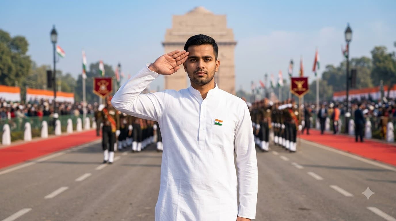 Rajpath Parade Salute Portrait — sample result 2