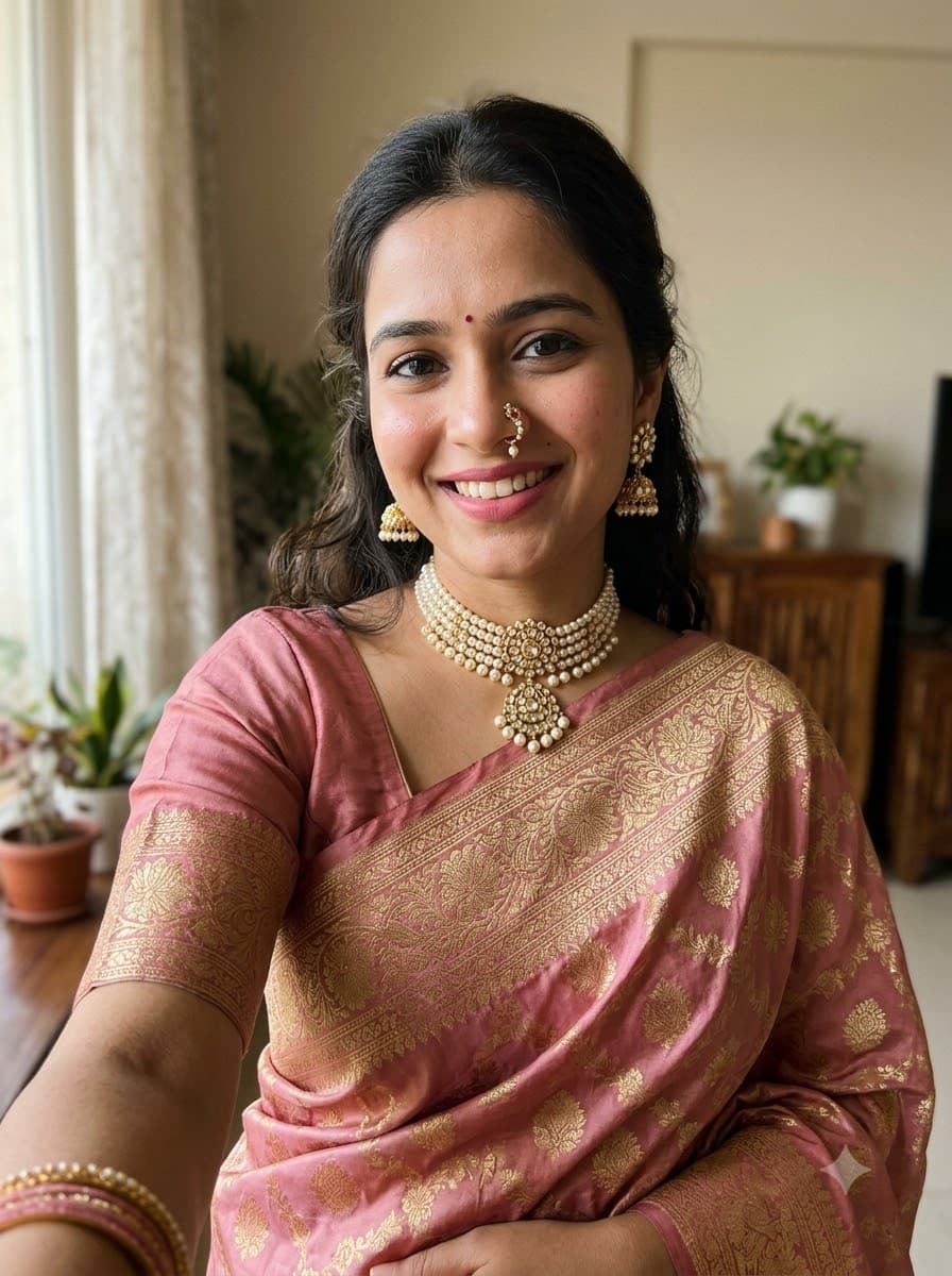 Saree Selfie Edit (Upload Your Photo) — sample result 2