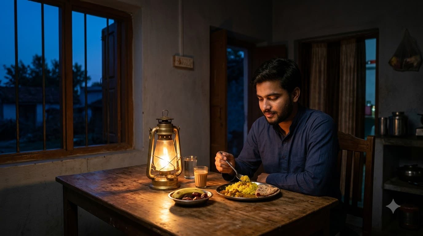 Sehri Lantern Quiet Morning