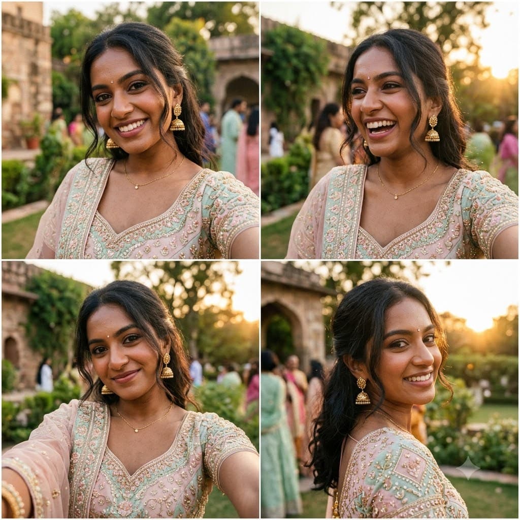 Selfie Grid Collage Edit (Upload Your Photo)