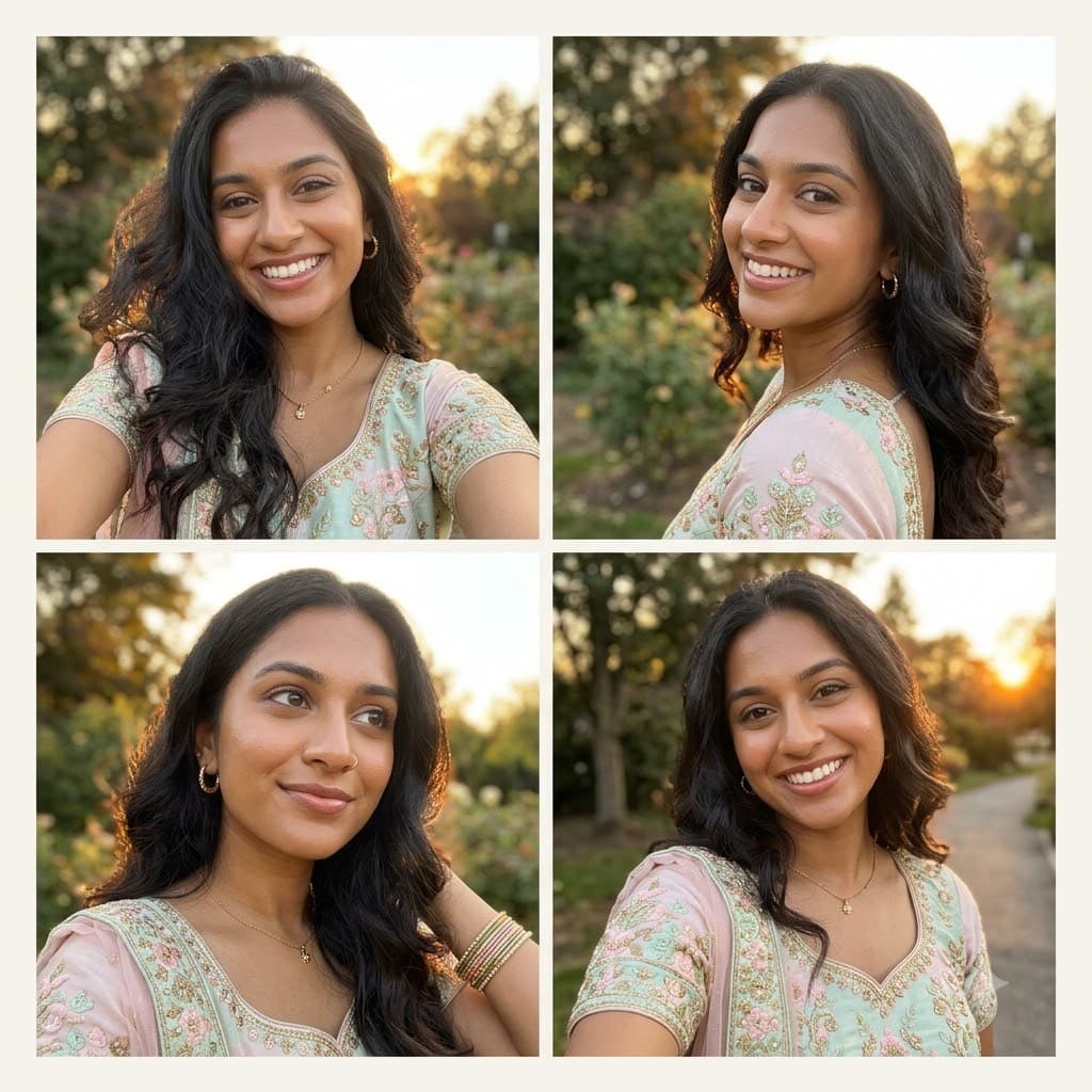 Selfie Grid Collage Edit (Upload Your Photo) — sample result 2