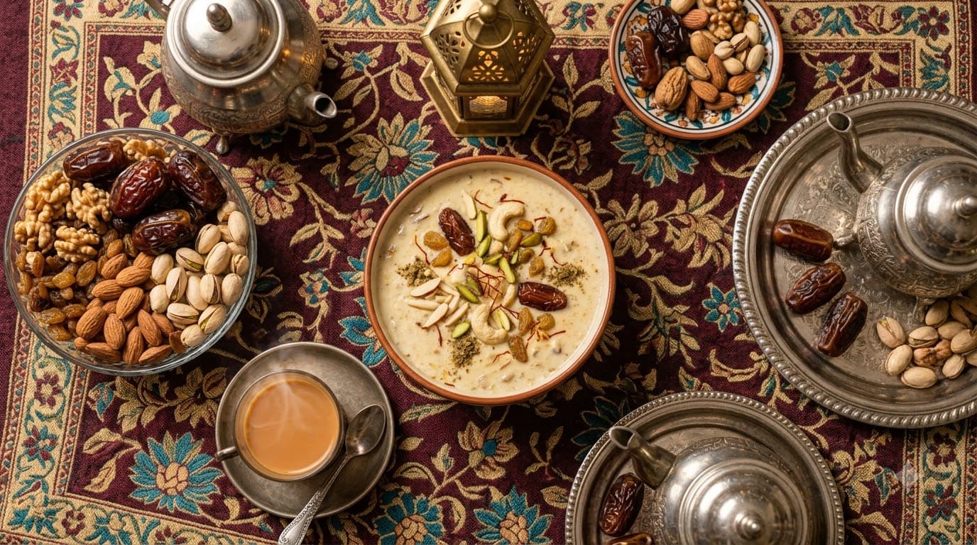 Sheer Khurma Table Spread