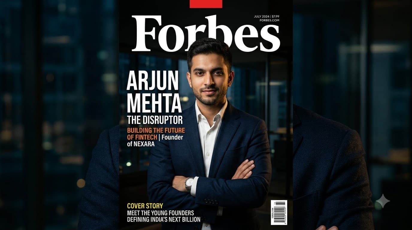 Startup Founder Magazine Cover