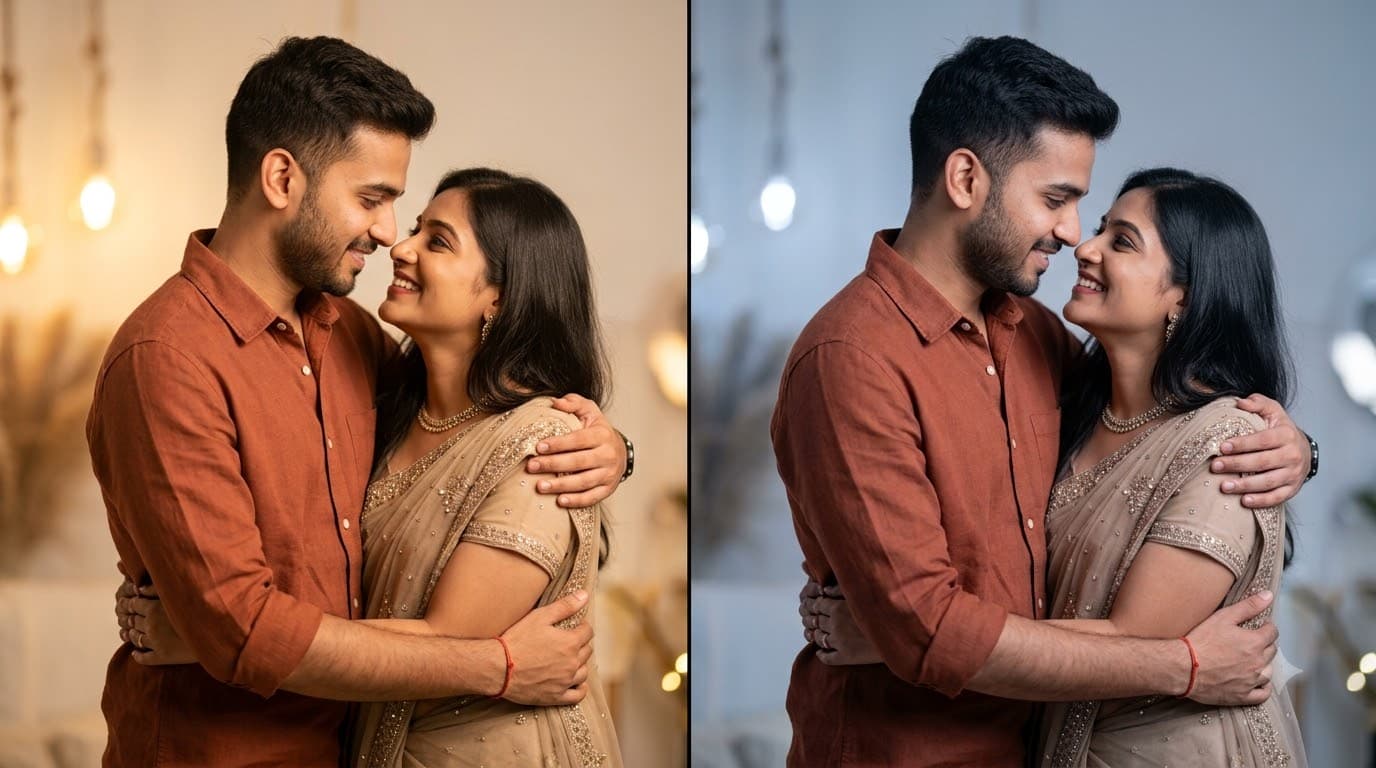Then-and-Now Couple Frame