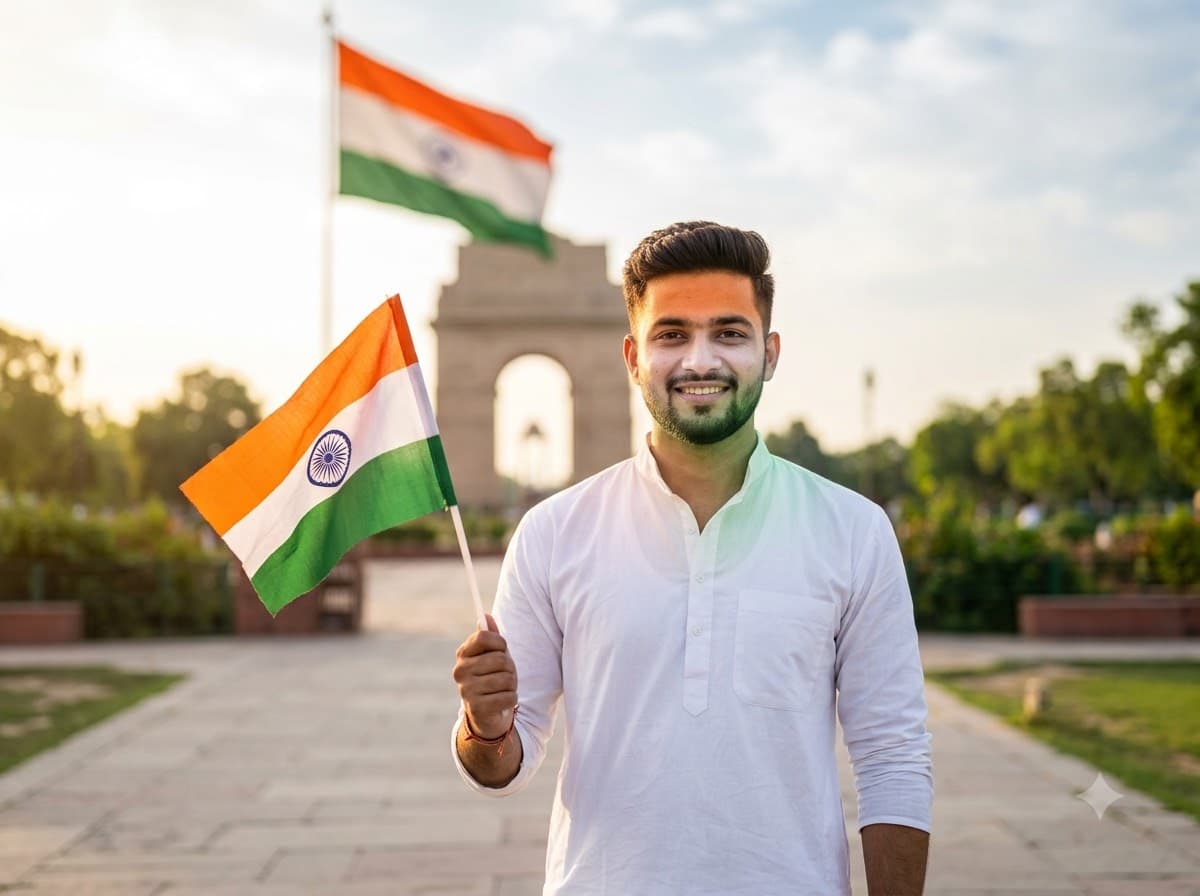 Tiranga Portrait for 15 August