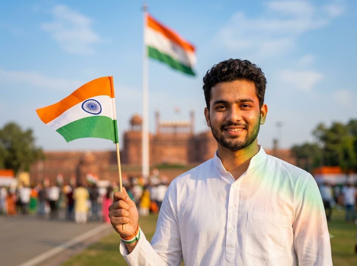 Tiranga Portrait for 15 August — sample result 2