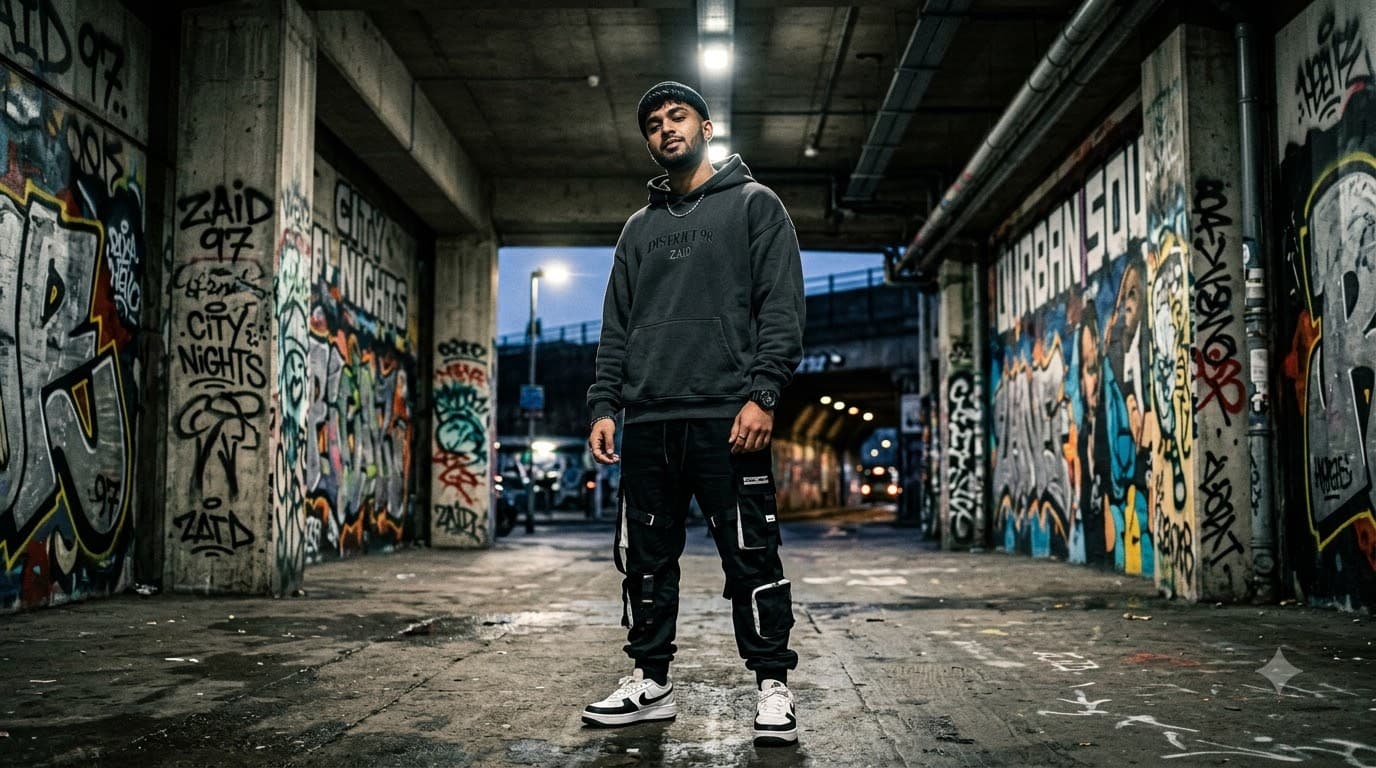 Desi Streetwear Swag Portrait — sample result 2