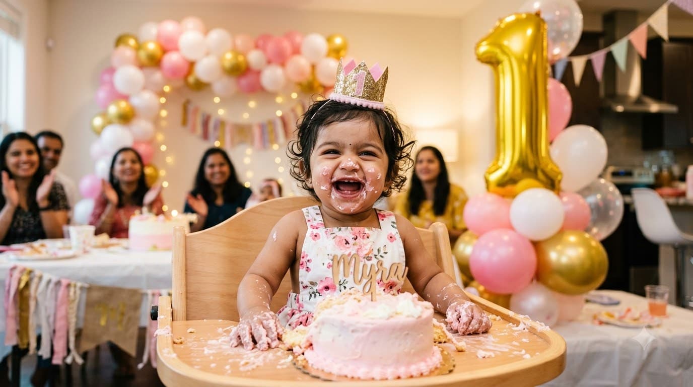 First Birthday Smash Cake — sample result 2