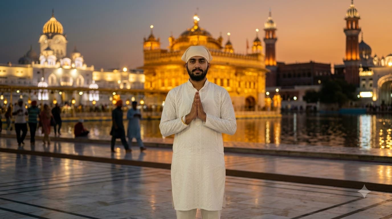 Gurudwara Golden Portrait — sample result 2