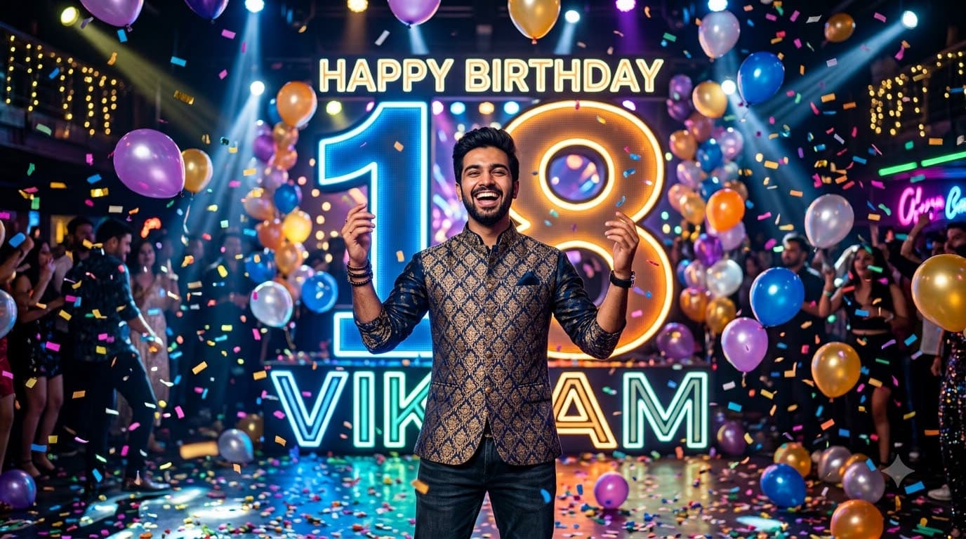 Milestone Birthday Poster — sample result 2