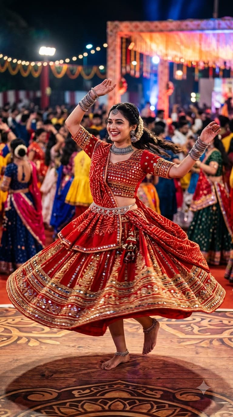 Navratri Garba Look — sample result 2