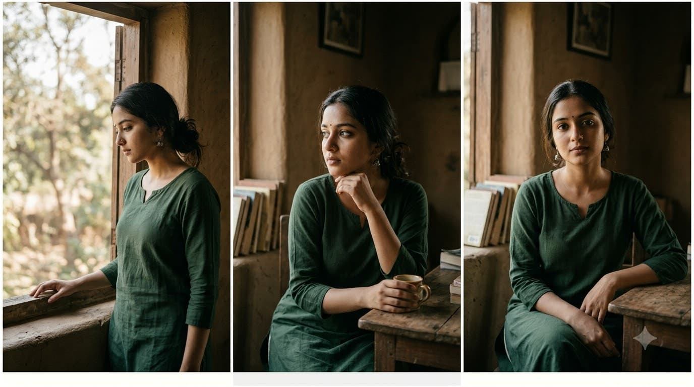 Three Frames of Silence — sample result 1